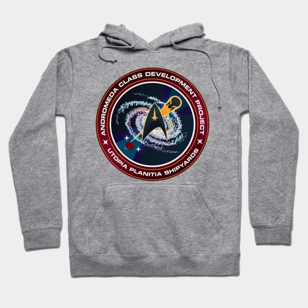 Andromeda Galaxy Voyage Hoodie by WorkBeth4nY